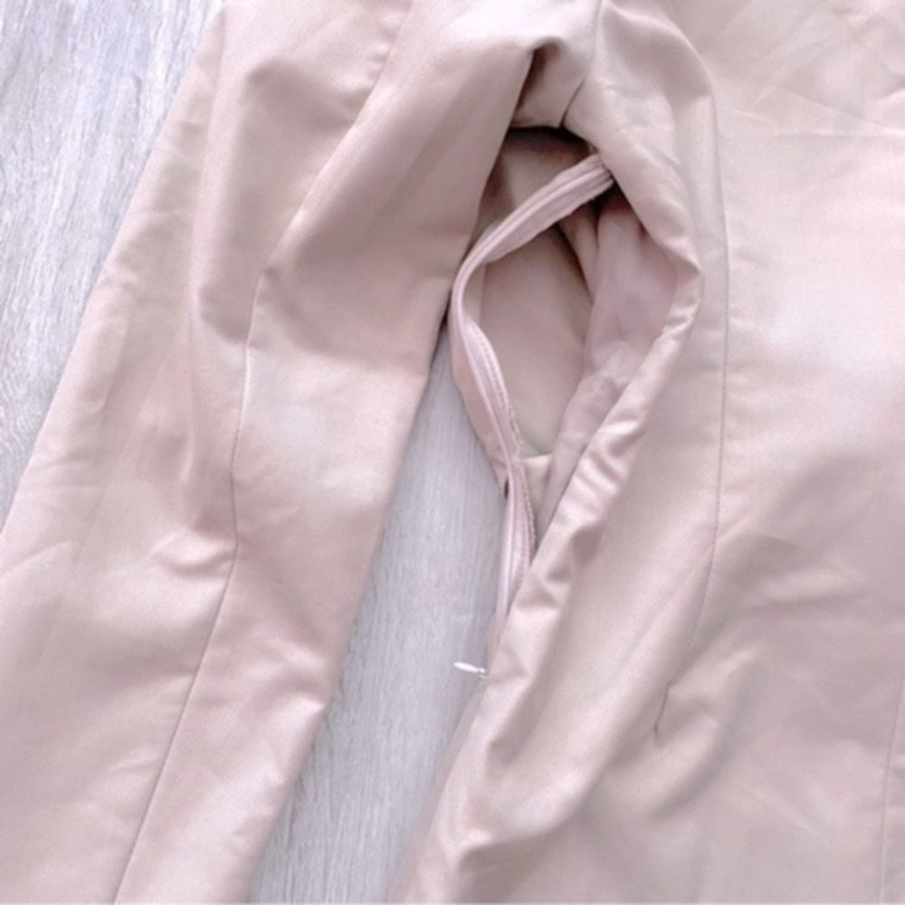 Lioness Women's S NWT Beige Deep Plunge Fitted Long Sleeve Mini Blazer Dress New - Picture 7 of 7